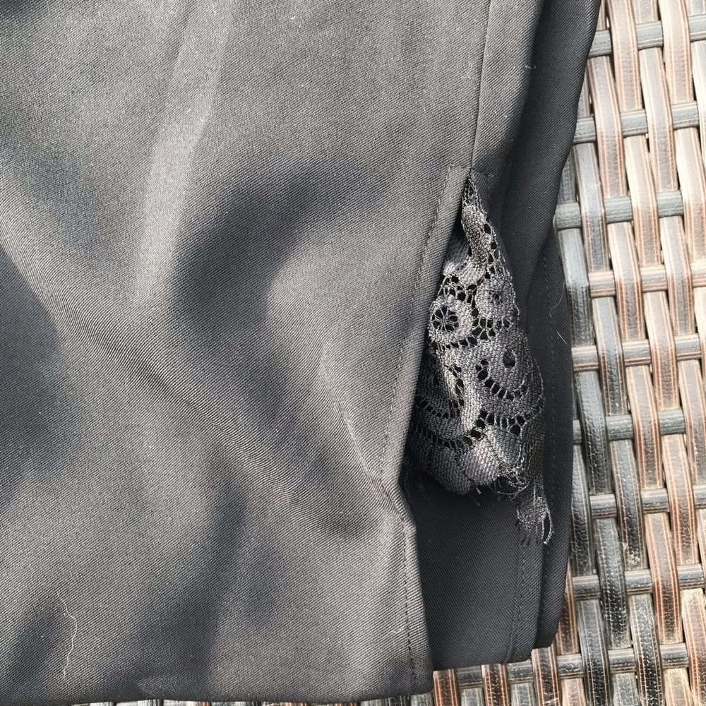 NWOT High Waisted Wide Leg Split Pant - Picture 5 of 7